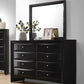 Briana - Dresser Mirror - Black