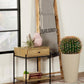 Declan - 1-Drawer Wood Accent Side Table - Natural Mango
