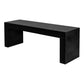 Lazarus - Outdoor Bench - Black