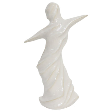 Ankeny Ceramic Dancer Statuary 14" - White