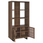 Maddox - 3 Shelf Cabinet Bookcase - Walnut