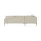 Serena - Velvet L-Sectional