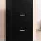 Vivian - 3-Drawer Engineered Wood Shoe Cabinet - Black