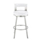 Flynn - Swivel Bar Stool -  Brushed Steel