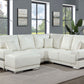 Althea - Sectional - White