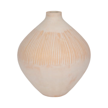 Wallace Small Glass Vase - Cream