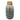 Glass 13" Metallic Vase - Gray/Gold