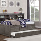 Tibalt - Full Daybed With Trundle - Dark Gray