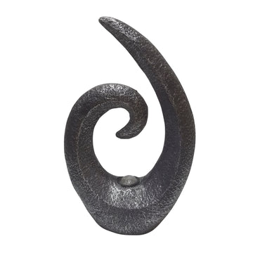 20" Loopy Statue With Solar - Dark Gray