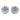 Glass Trinket Box With Lotus Top (Set of 2) - Clear / Silver