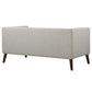 Hudson - Mid-Century Button - Tufted Loveseat