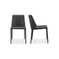 Nora - Dining Chair Chair Vegan Leather (Set of 2) - Black