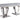 Satinka - Dining Table - Light Gray Printed Faux Marble Top & Mirrored Silver