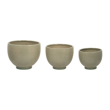 Dempsey Planters (Set of 3) - Green