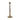 Metal 12" Squared Off Taper Candleholder - Gold