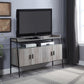 Samiya - TV Stand - Gray Oak & Black Finish