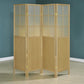 Edwards - 4-Panel Room Divider Folding Shoji Screen - Natural
