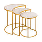 Crescent - Nesting Tables - White