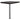 Skylar - Square Corner Table - Cappuccino