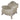 Dresden - Chair With 2 Pillows - Synthetic Leather & Bone White