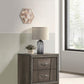 Janine - 2-Drawer Nightstand - Gray