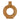 Wood Donut Shaped Vase 14" - Brown