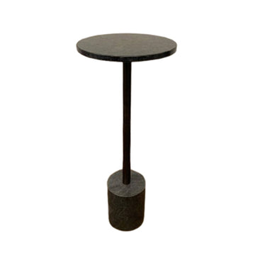 Ottawa Granite Accent Table - Black