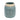 Ceramic Flower Cut Out Lantern 6" - Cameo Blue