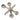 Metal Jacks Decor 5" - Silver