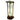 10" Jenkins Agate Hourglass - Black / Gold