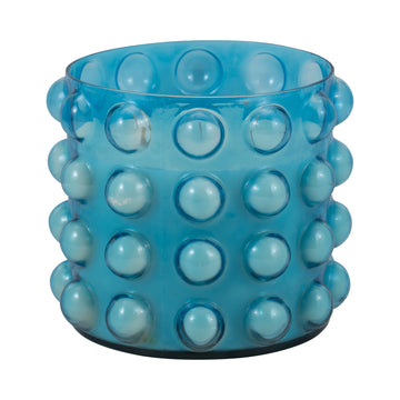 102 Oz Bubble Candle 9" - Blue