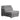 Alwin - Modular Armless Chair - Dark Gray Fabric