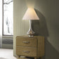 Amsbury - 2-Drawer Nightstand Bedside Table - Nutmeg