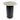 Metal 19" Cylinder Accent Table - Black