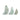 5" / 7" / 8" Hermiston Bird Statuary (Set of 3) - Light Blue