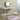 Midriaks - Mirror & Stool - Synthetic Leather , White & Gold