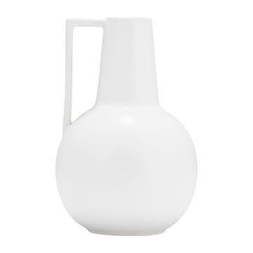 Ceramic 9" Vase White