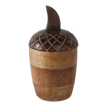 Balsam Fir Acorn Candle - Brown