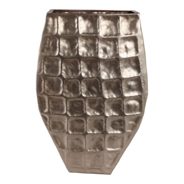 25" Metal Floor Planter - Gold