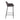 Daniella - Fixed-Height Bar Stool (Set of 2) - Black Metal And Charcoal Fabric