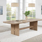 Kailani - 110" Rectangular Wood Dining Table - Beige Oak