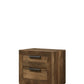 Morales - Nightstand - Rustic Oak Finish