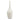 17" Dulcet Medium Glass Bottle - White