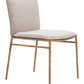 Nordvest - Dining Chair - Beige / Gold