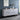 Panos - Console Cabinet - White Marble Print & Chrome