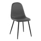 Pebble - Chair - Black Steel (Set of 2)