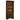 Hartshill - 3-Shelf Cabinet Bookcase - Burnished Oak