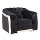 Pyroden - Chair - Black Velvet & Chrome Finish