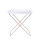 Cercie - Tray Table - Clear Acrylic & Copper