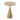 Celeste - Ribbed Side Table - Beige